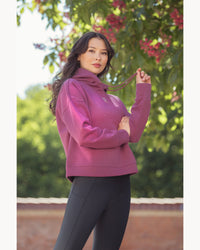 Eskadron Heritage sparkle hoody in wildberry