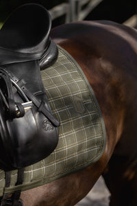 Eskadron Heritage Deep Moss boucle emblem saddlepad