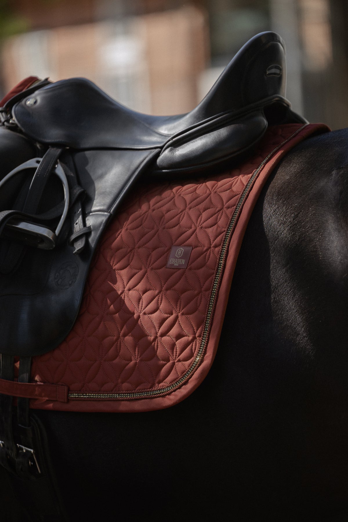 Eskadron Heritage Merlot Glam Crystal Saddlepad