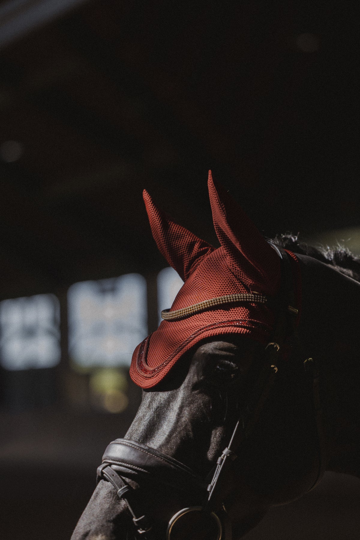 Eskadron Heritage Merlot Dynair mesh jewel fly hood