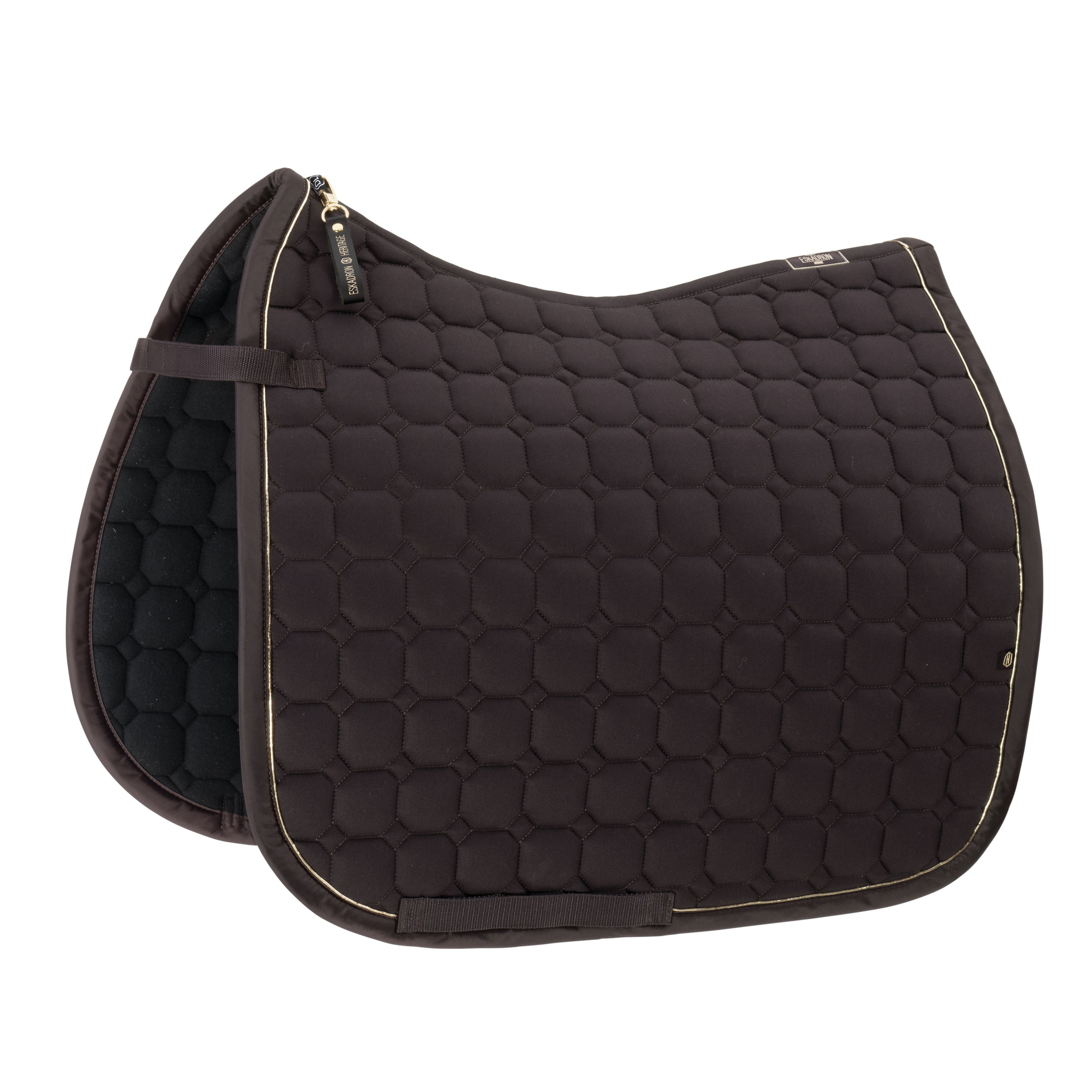 Eskadron Heritage black truffle cotton saddlepad