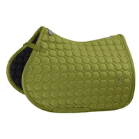 Eskadron Platinum Moss Green glitter cotton saddlepad