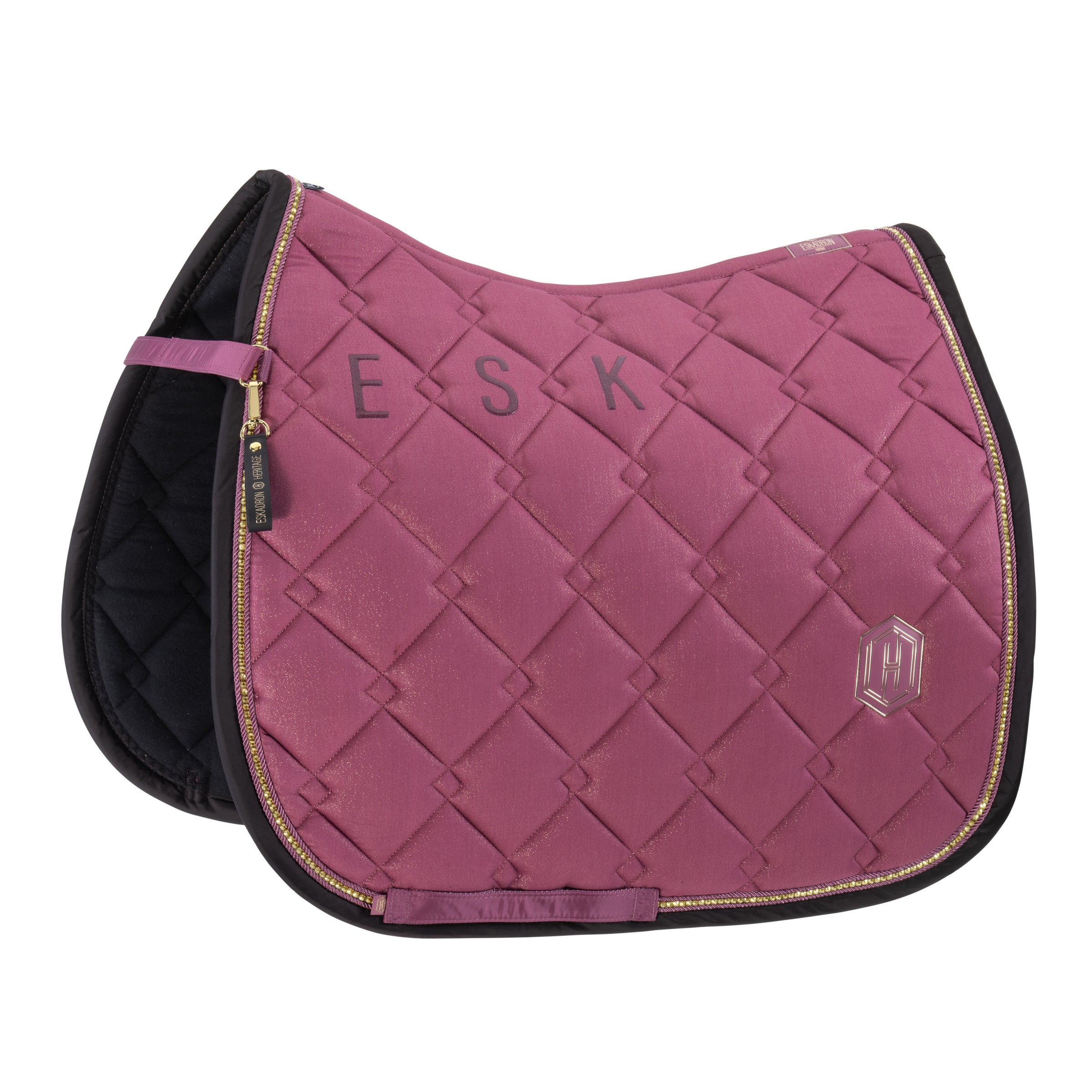 Eskadron Wildberry cotton glitter crystal saddlepad