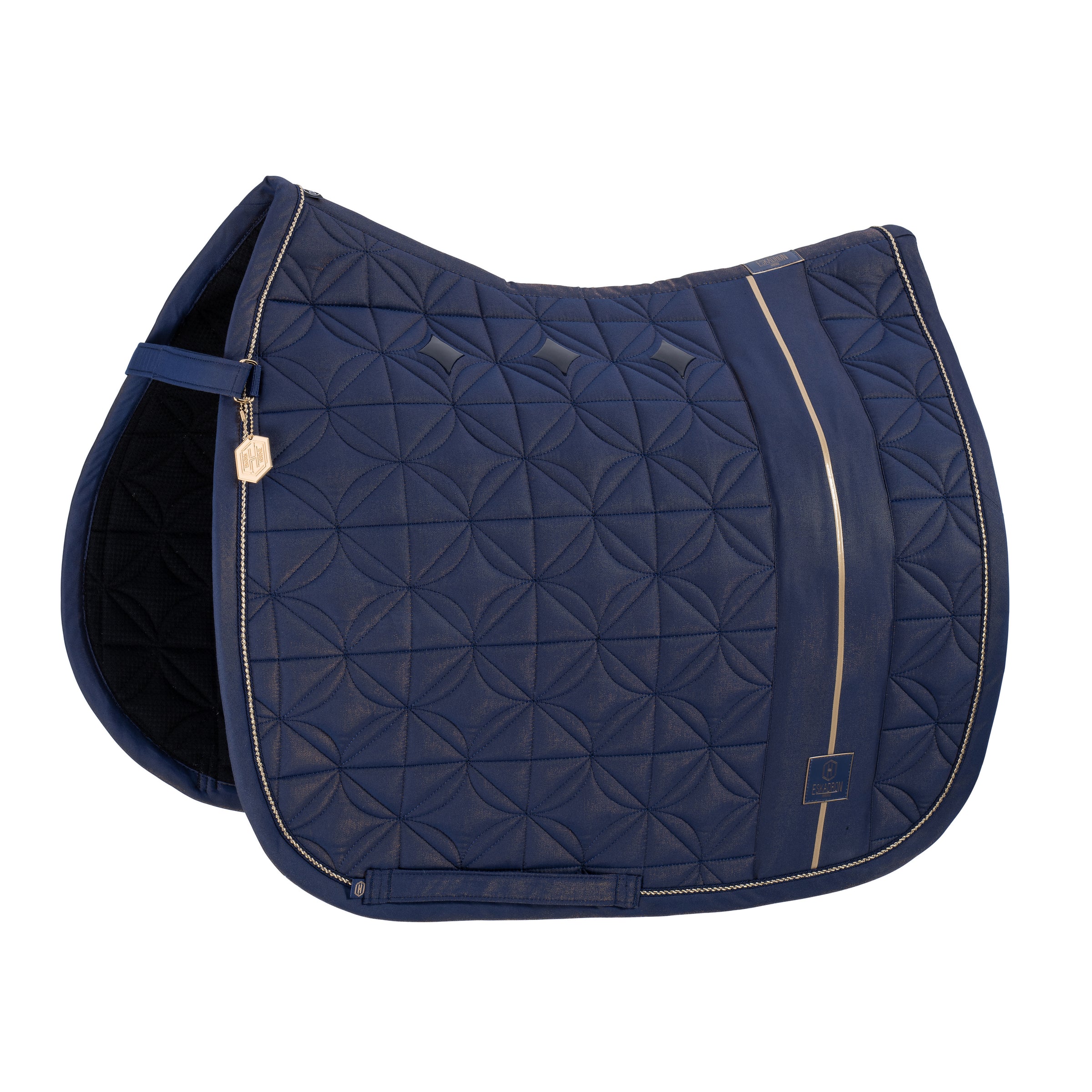 Eskadron Heritage True blue big square glam saddlepad