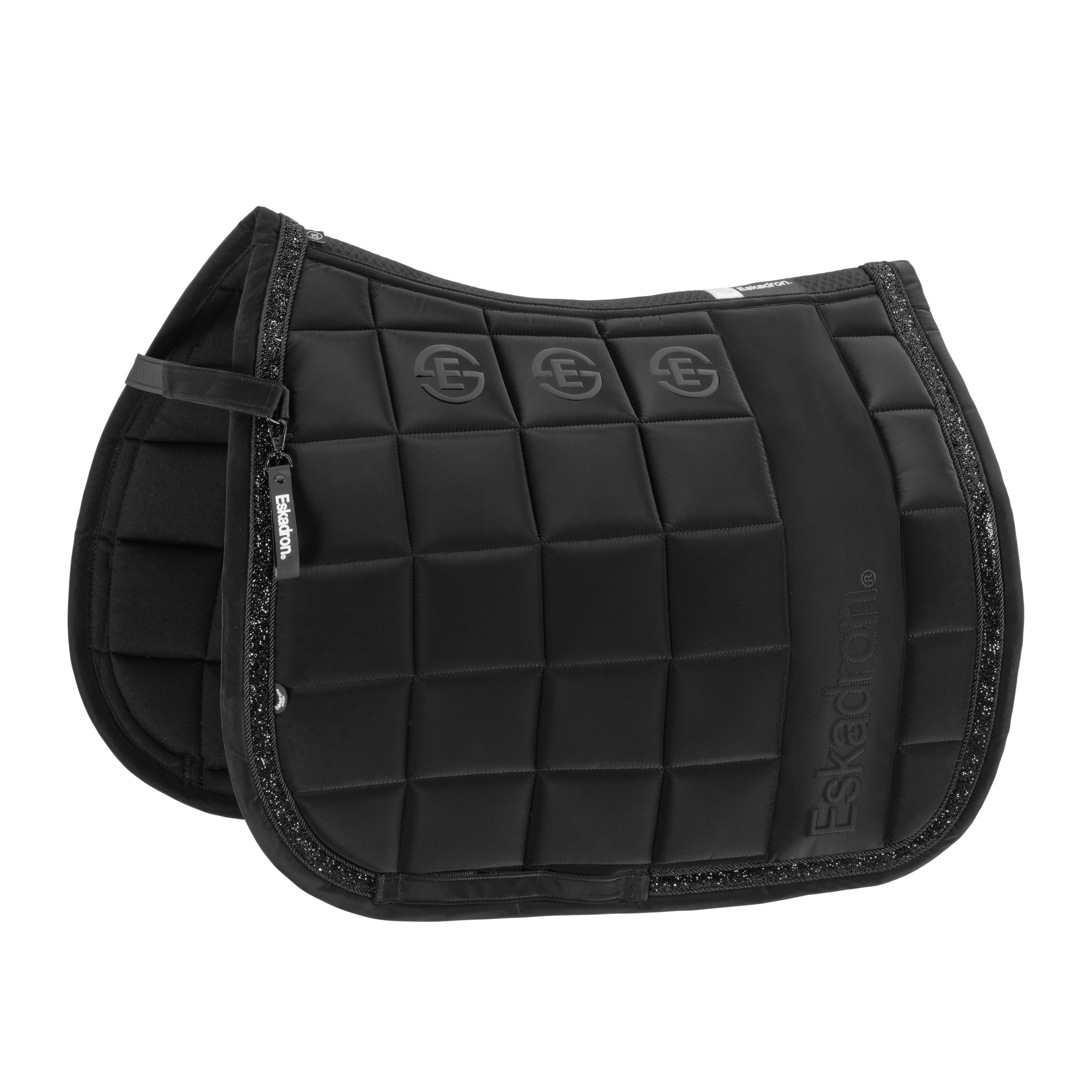 Eskadron Dynamic black big square jewel saddlepad