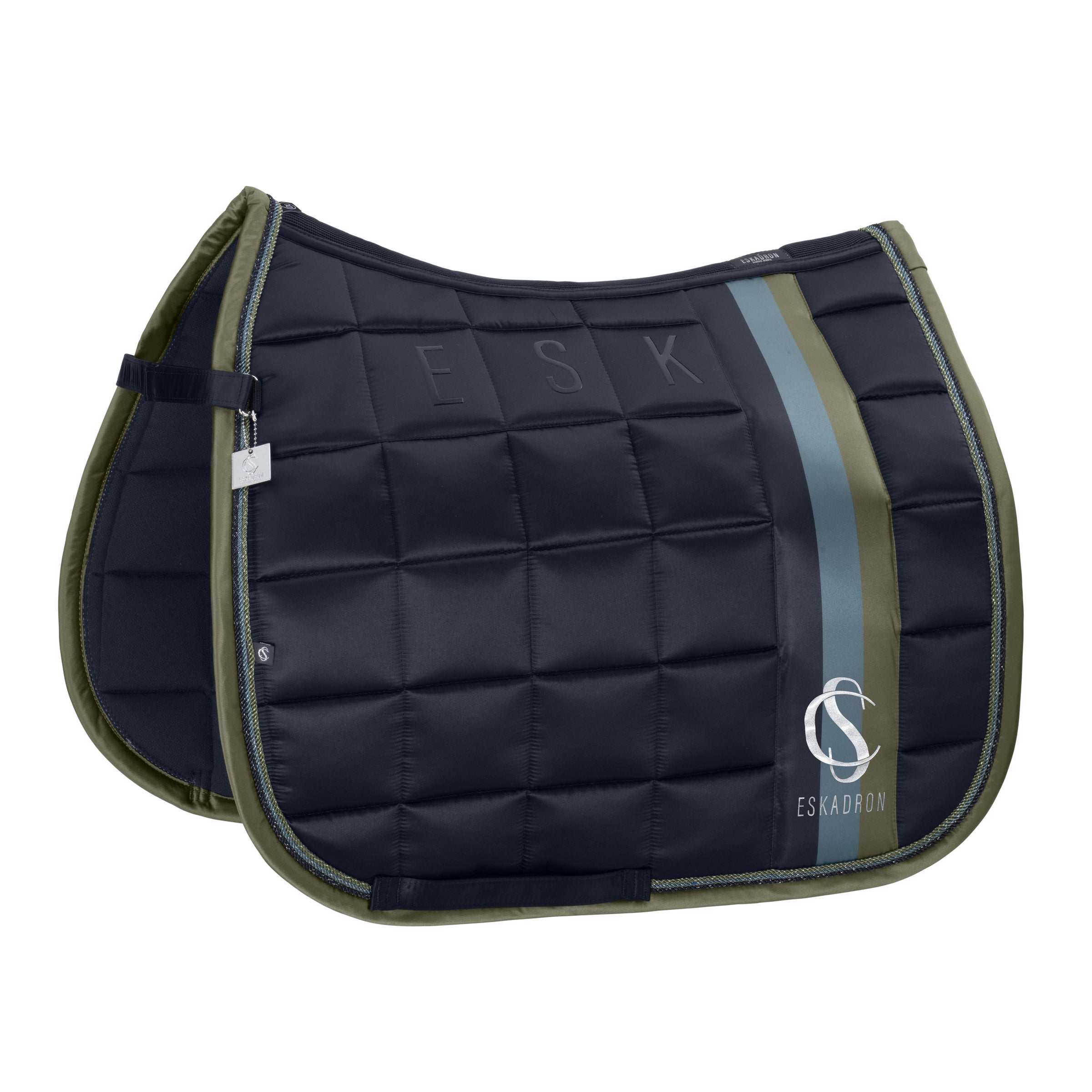 Eskadron Navy big square mattgloss saddlepad