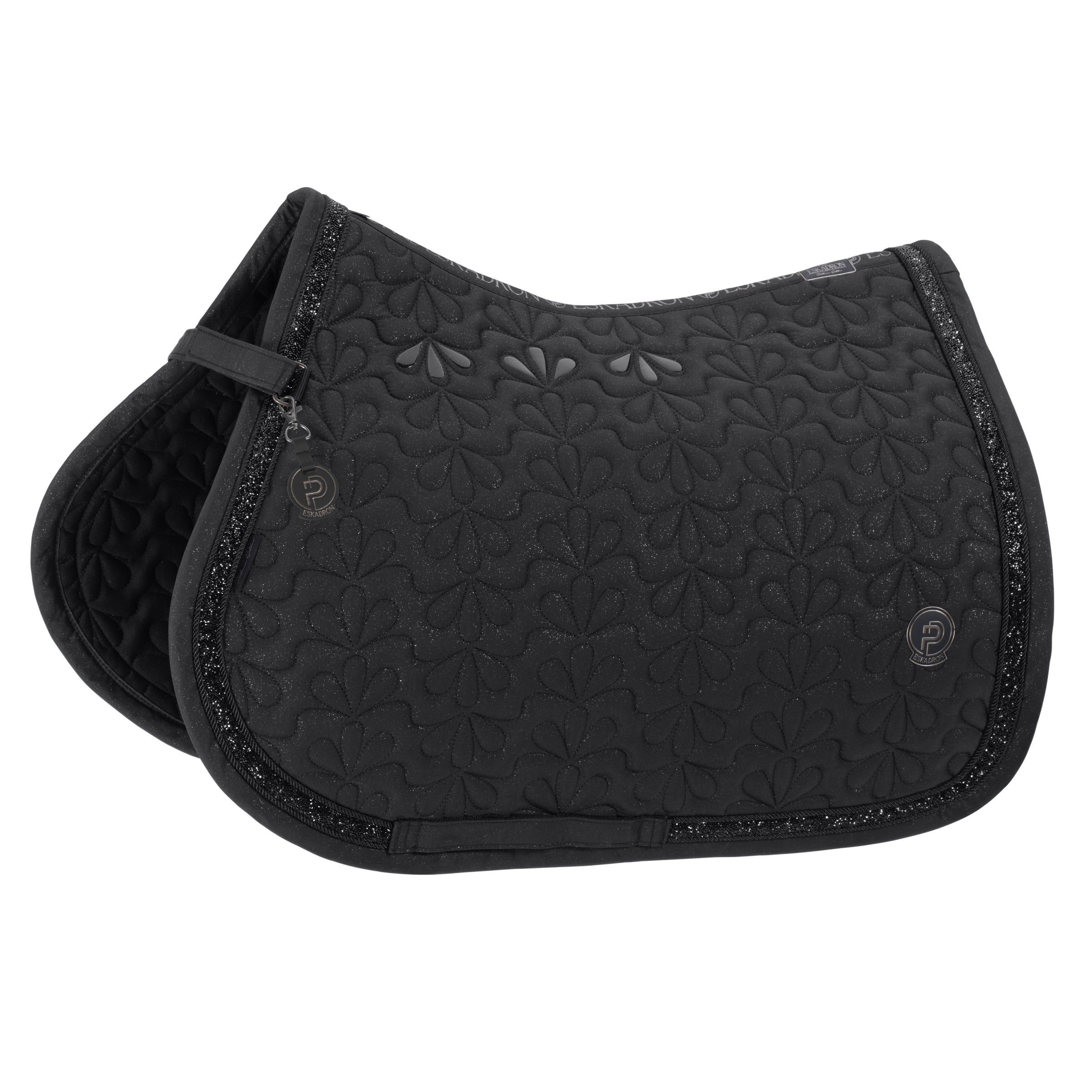Eskadron Platinum Black Sparkle jewel saddlepad