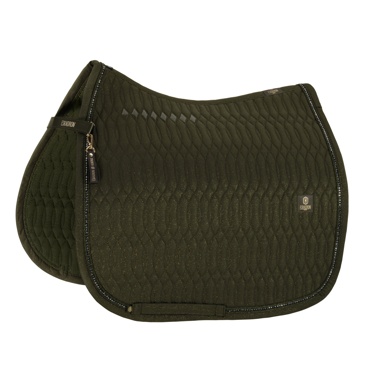 Eskadron Heritage Deep Moss Sparkle crystal saddlepad