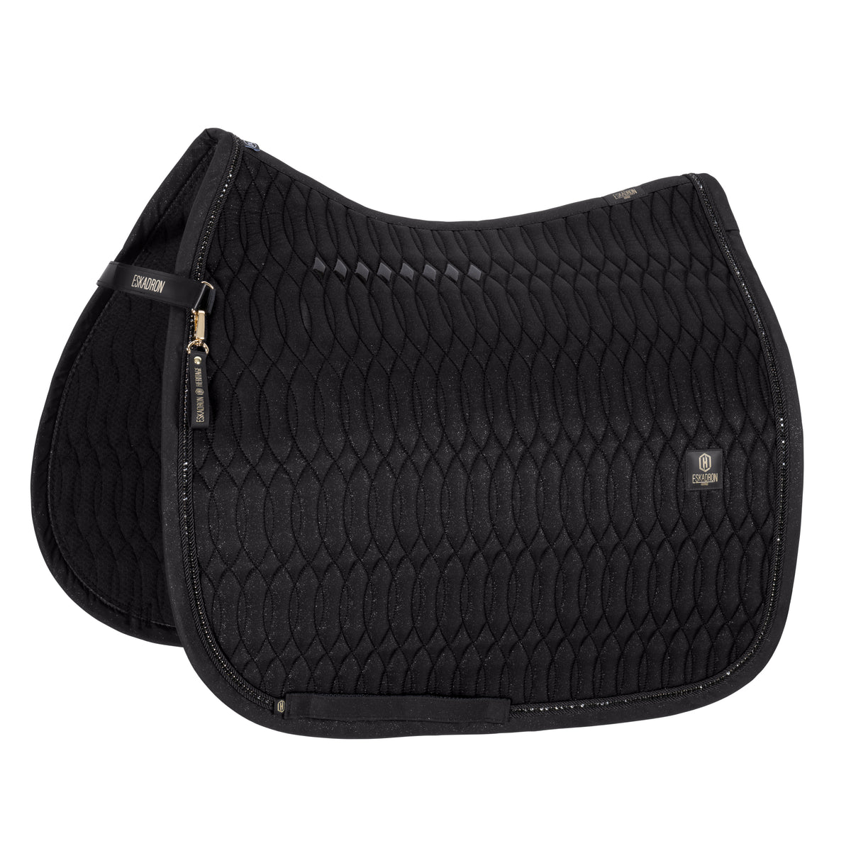 Eskadron Heritage Black Sparkle crystal saddlepad