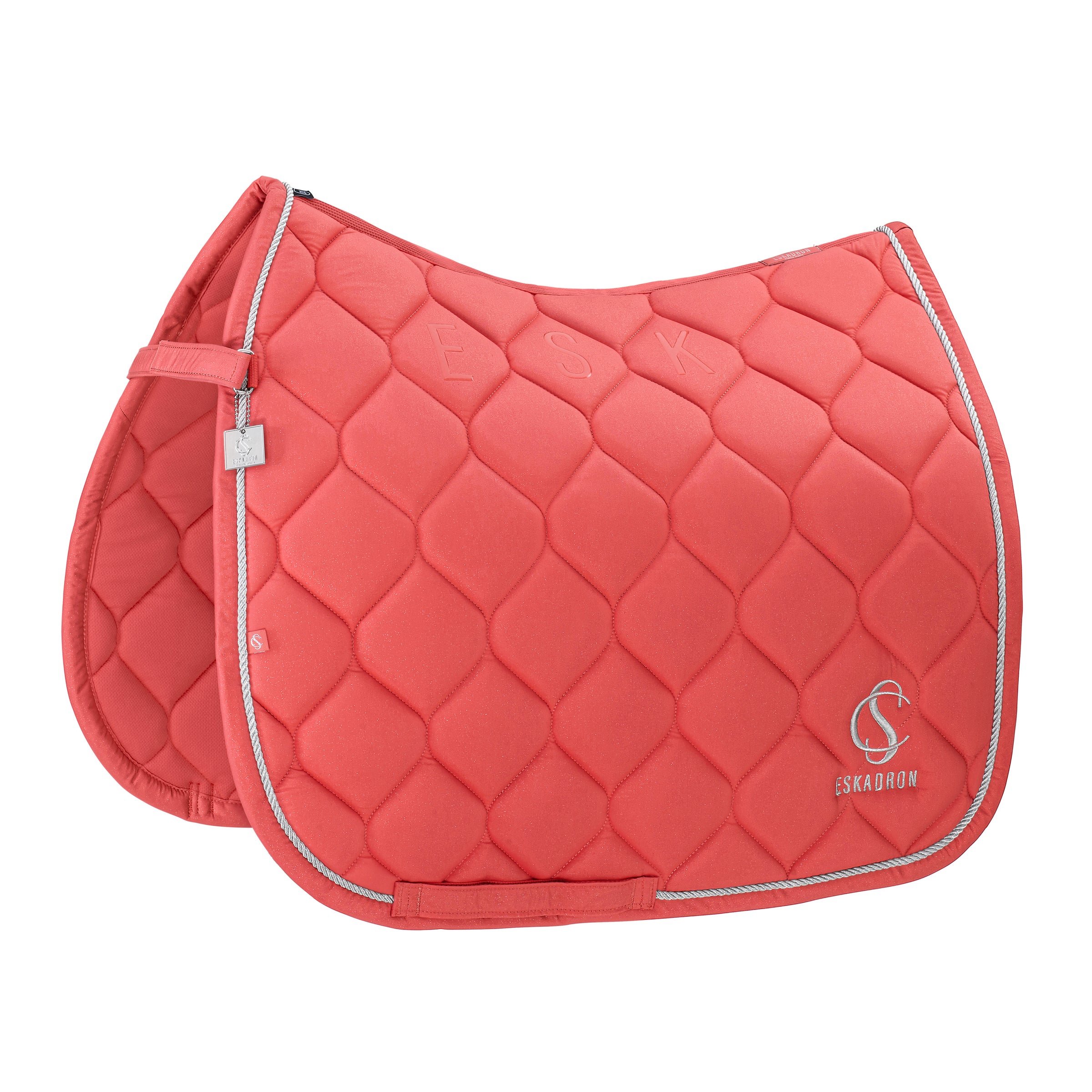 Eskadron Coral blossom sparkle saddlepad