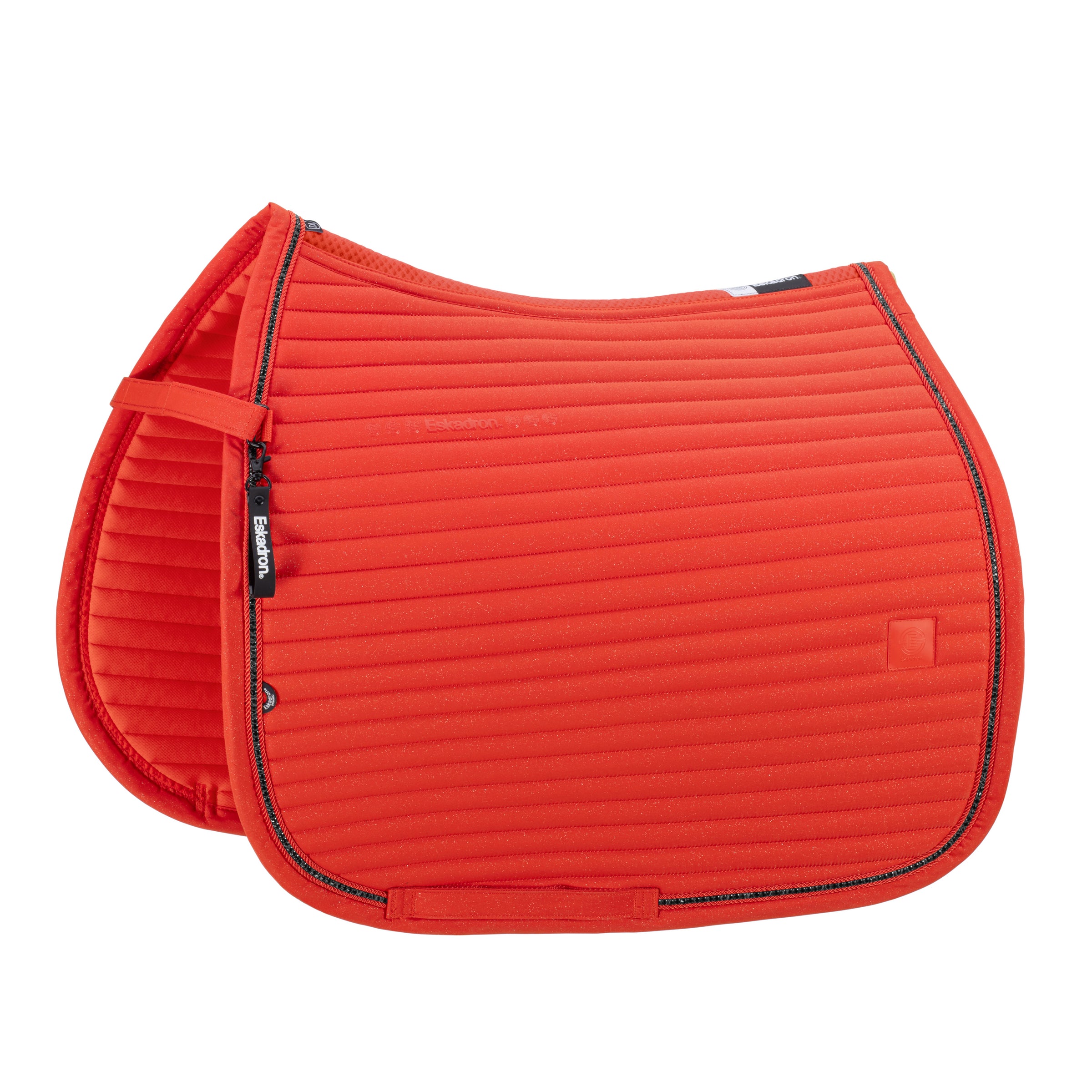 Eskadron Dynamic poppy red sparkle crystal saddlepad