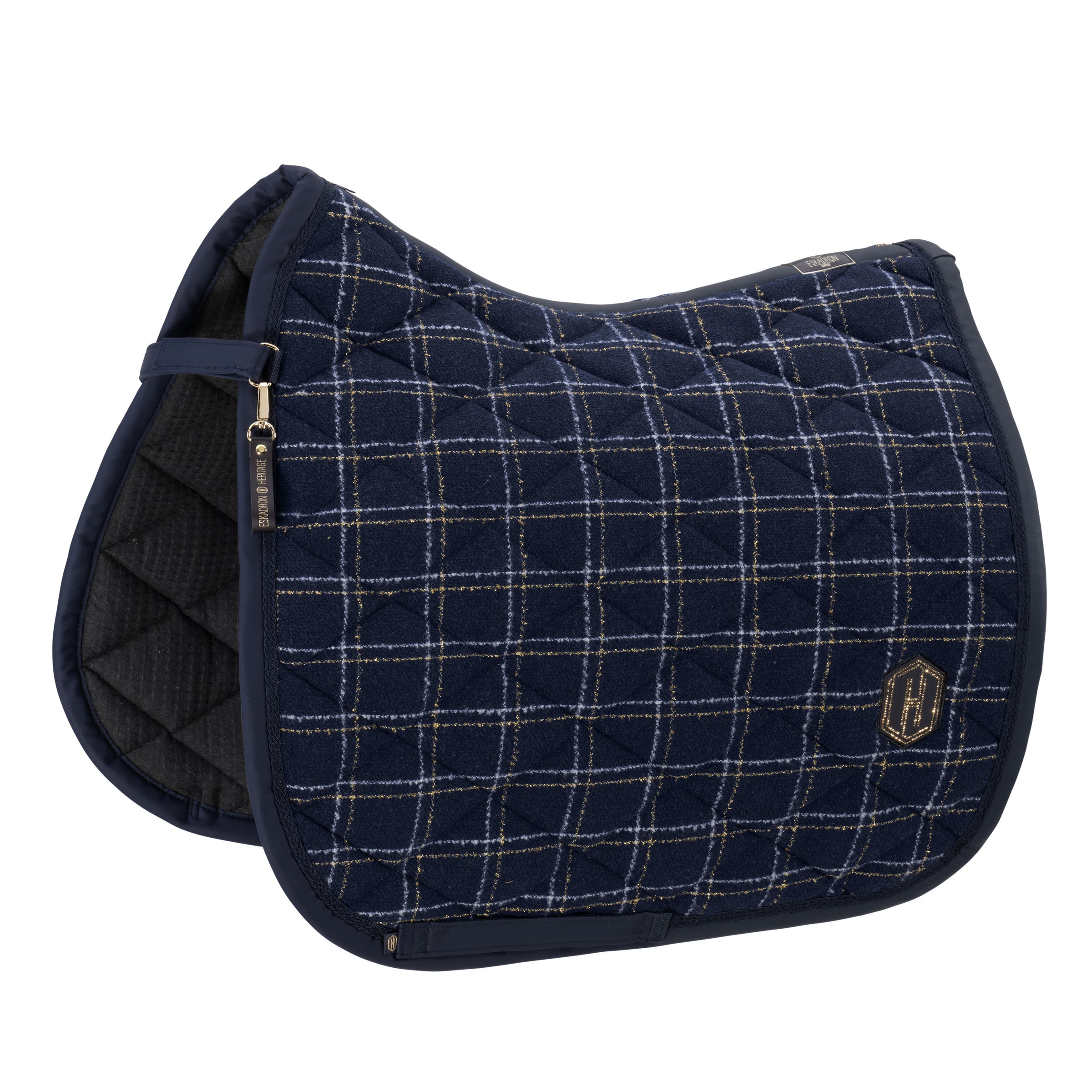 Eskadron Heritage Navy boucle emblem saddlepad
