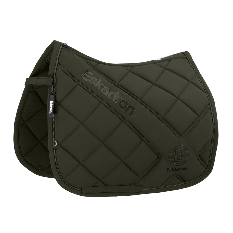 Eskadron Dynamic deep green softshell bicross saddlepad
