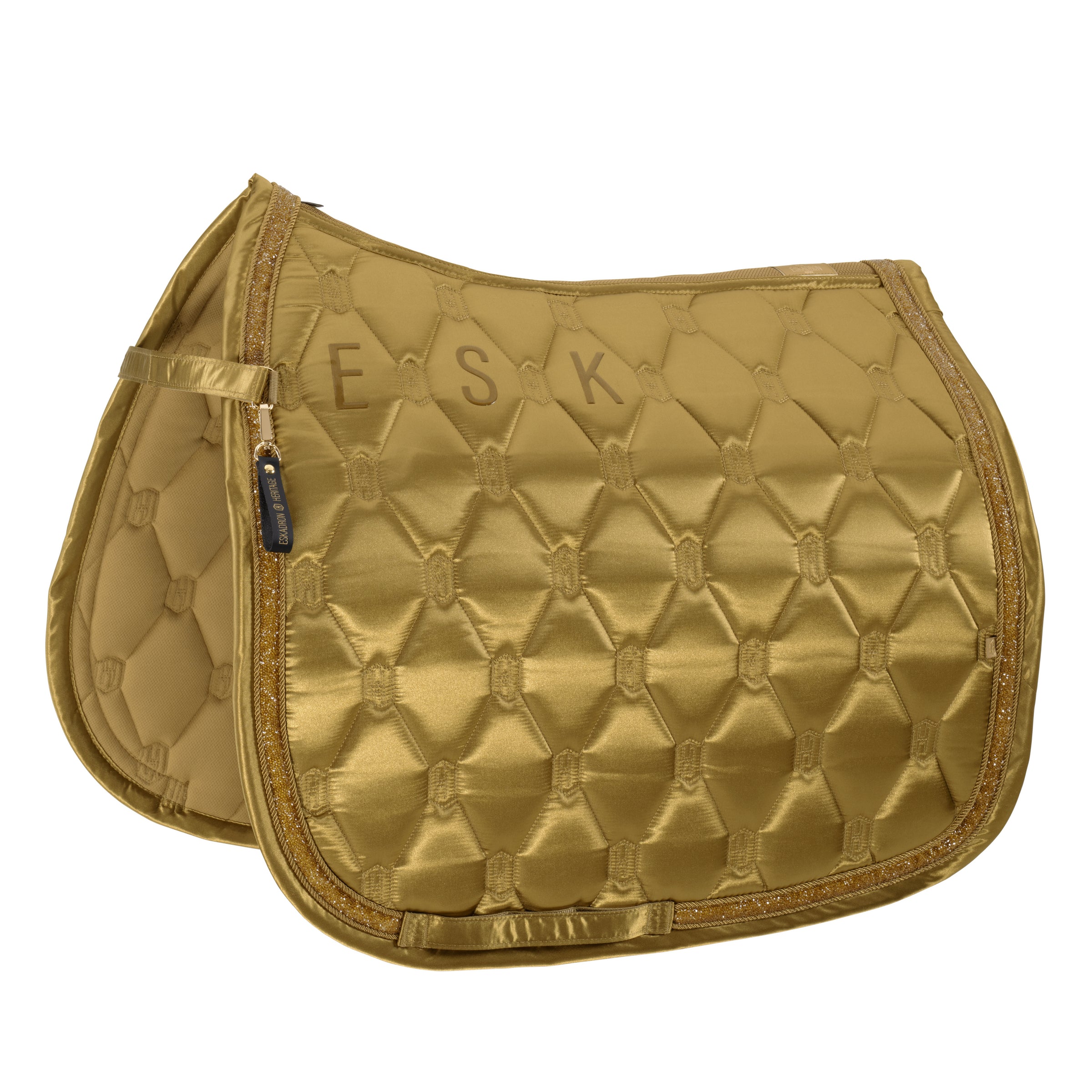 Eskadron Heritage Cardamon satin jewel saddlepad