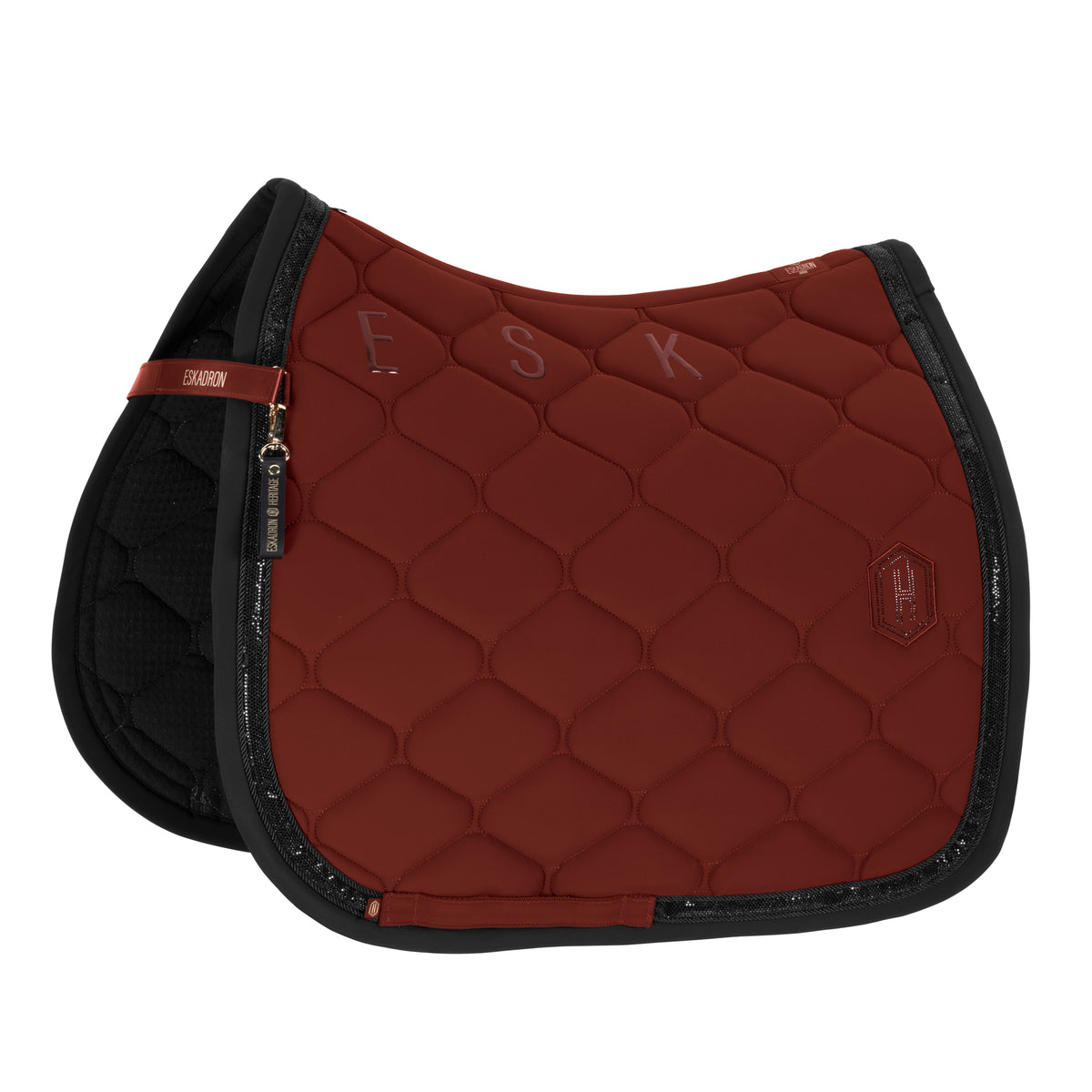 Eskadron Heritage Merlot softshell contrast saddlepad