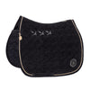 Eskadron Heritage Black velour emblem saddlepad