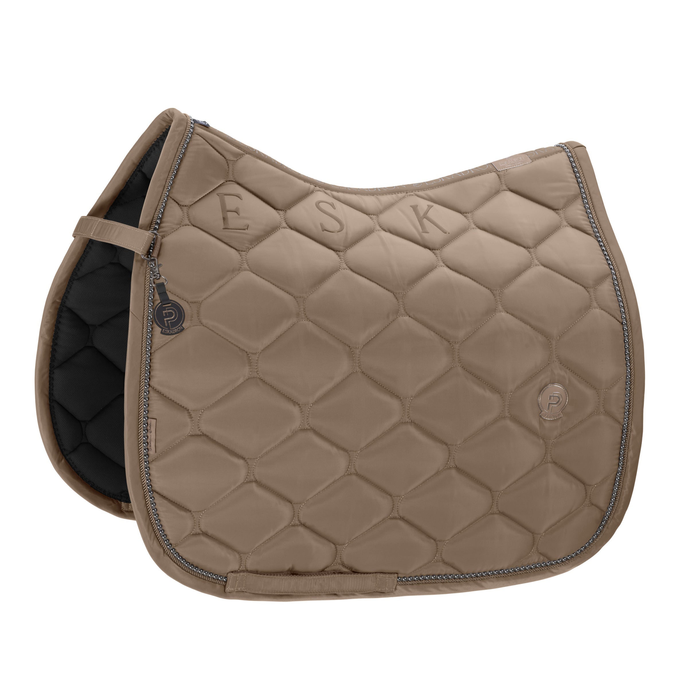 Eskadron Platinum smokey taupe highgloss pearls saddlepad