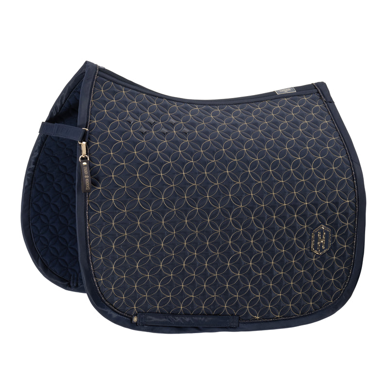 Eskadron Heritage navy highgloss contrast saddlepad