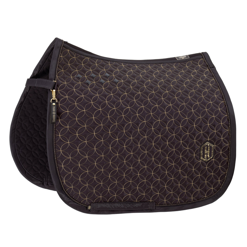 Eskadron Heritage black truffle highgloss contrast saddlepad