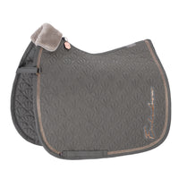 Eskadron Heritage Earl grey sparkle Peacock saddlepad