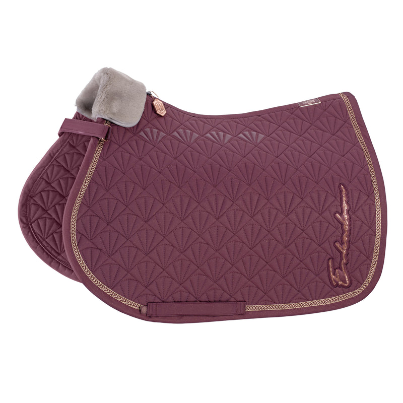 Eskadron Heritage Cassis sparkle Peacock  Jump saddlepad