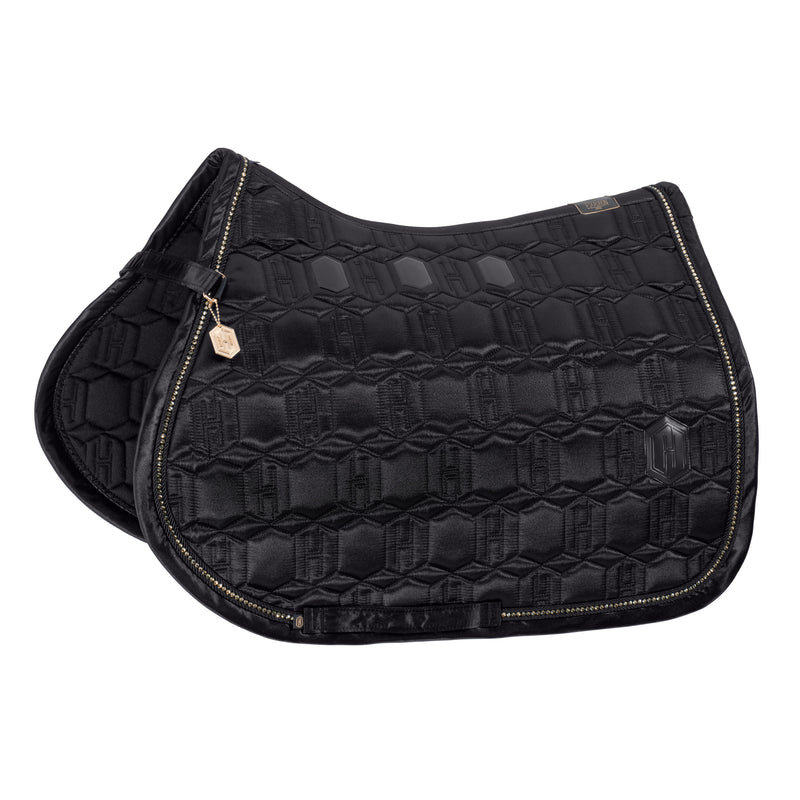 Eskadron Heritage Black satin crystal saddlepad