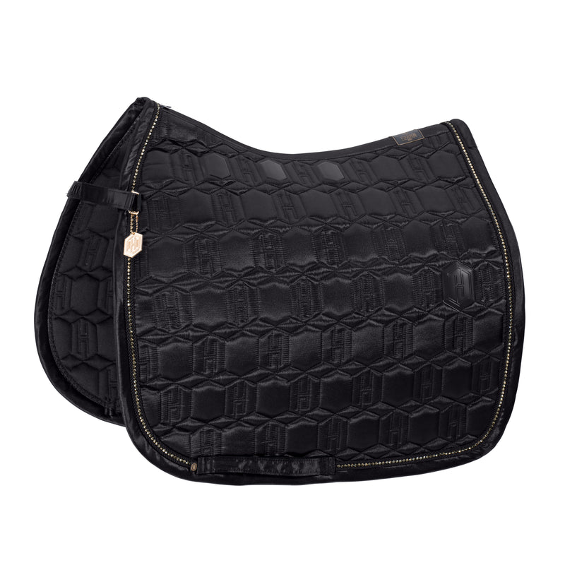 Eskadron Heritage Black satin crystal saddlepad