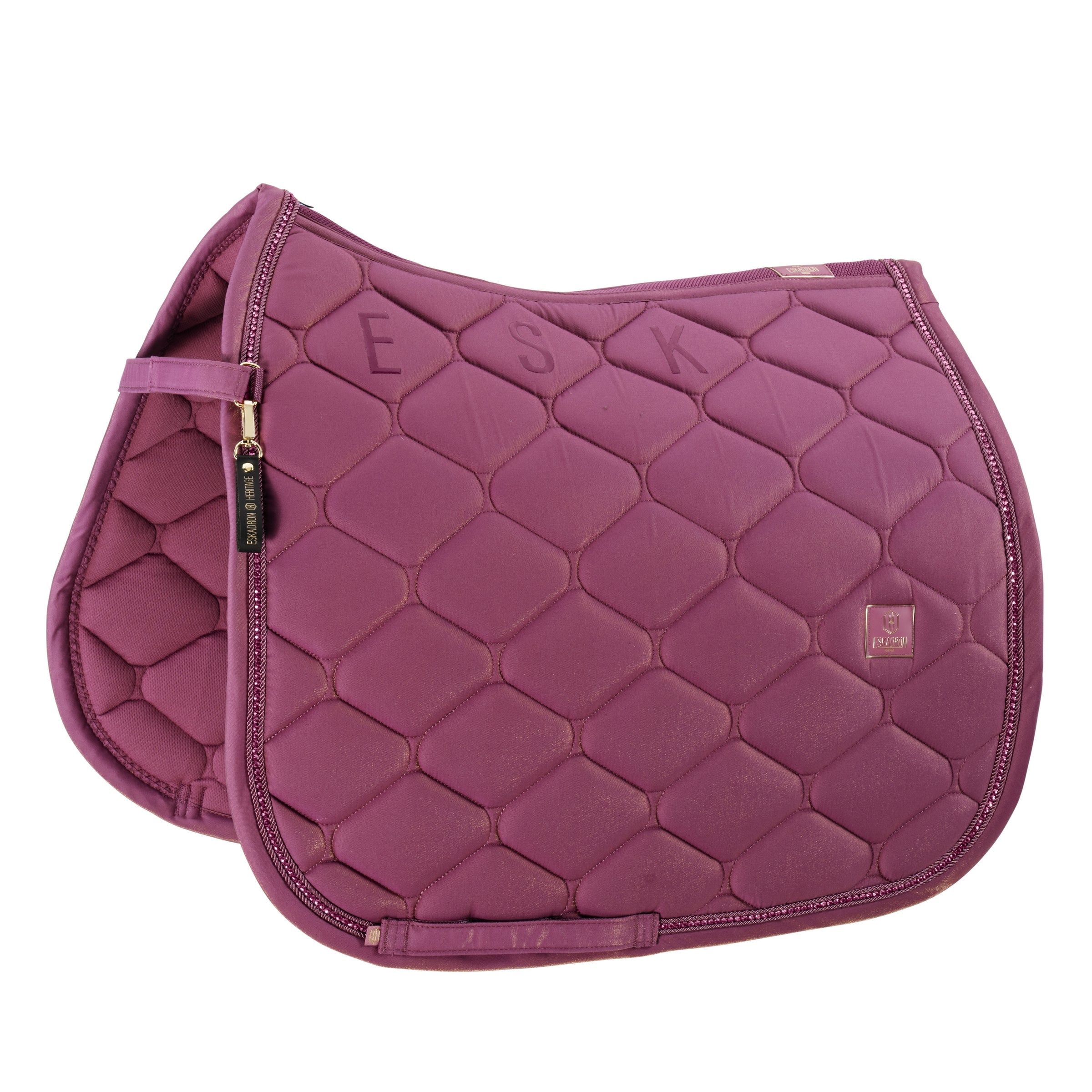 Eskadron Heritage wildberry glam crystal saddlepad
