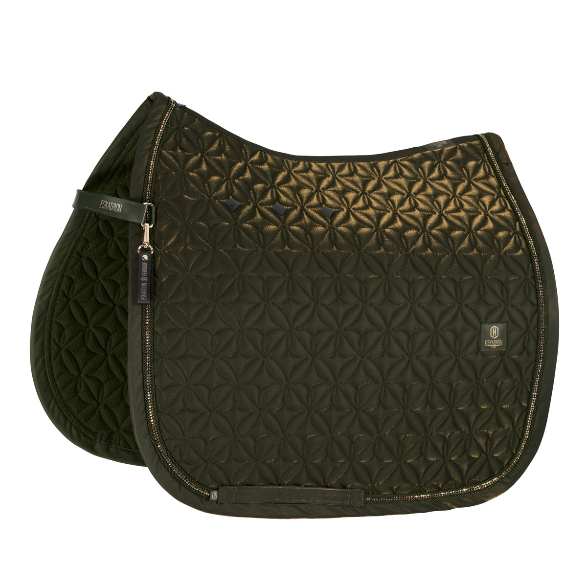 Eskadron Heritage Deep Moss Glam Crystal Saddlepad
