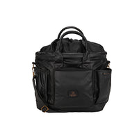Eskadron Platinum black leather effect accessory bag