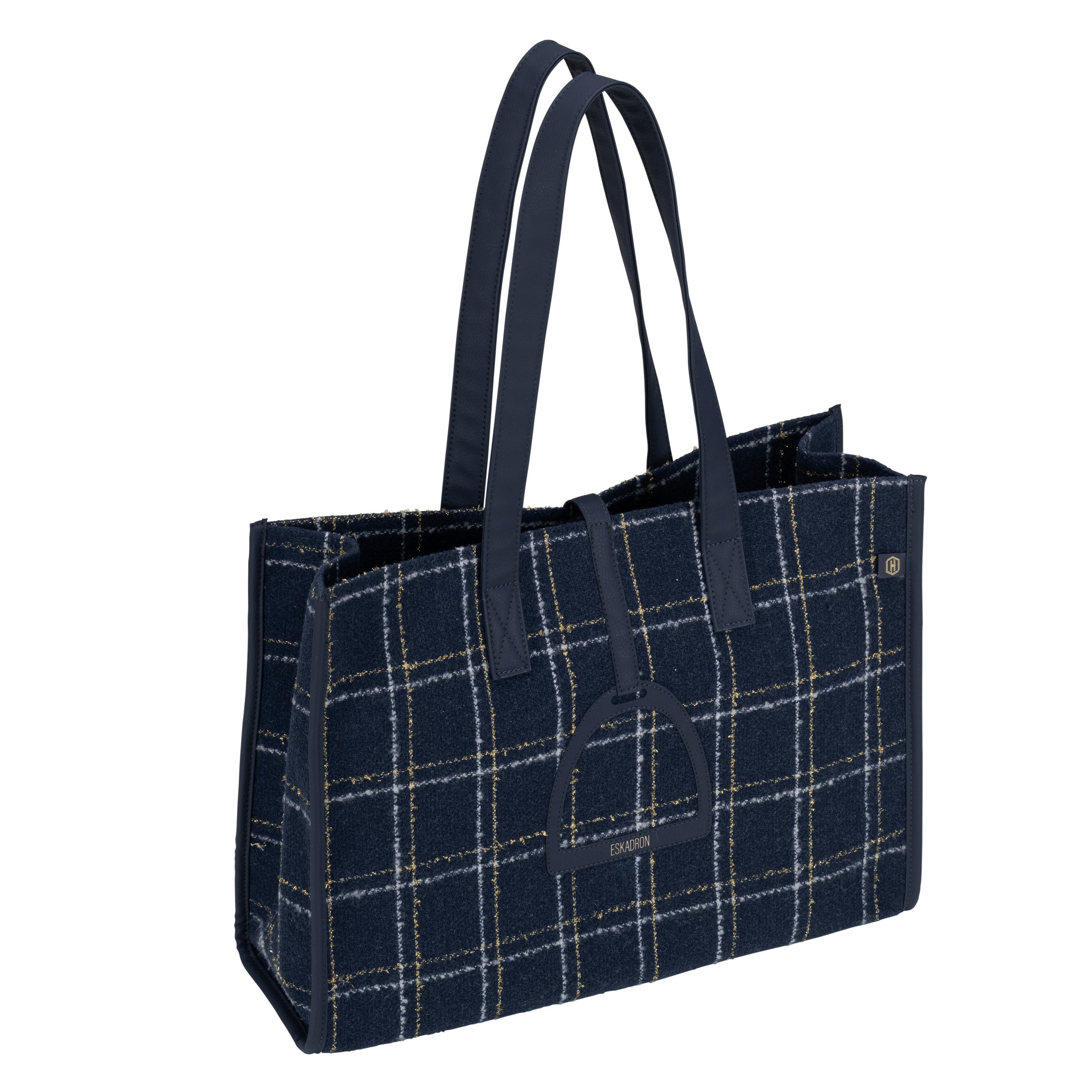 Eskadron Heritage navy boucle shopper bag