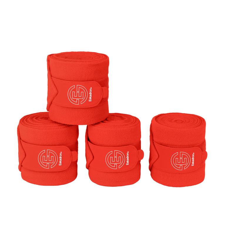 Eskadron Dynamic Poppy red fleece bandages