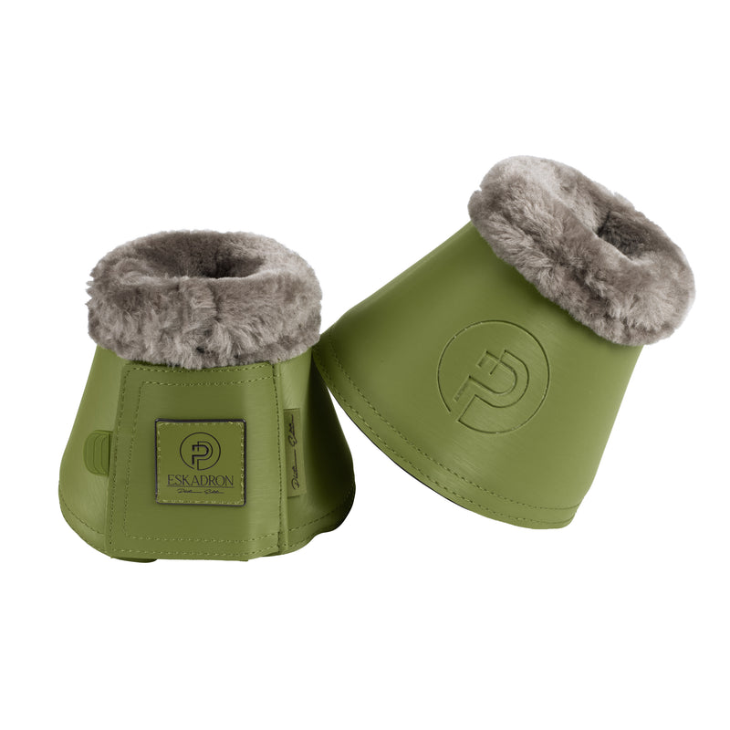 Eskadron Platinum moss green softslate faux fur overreach boots