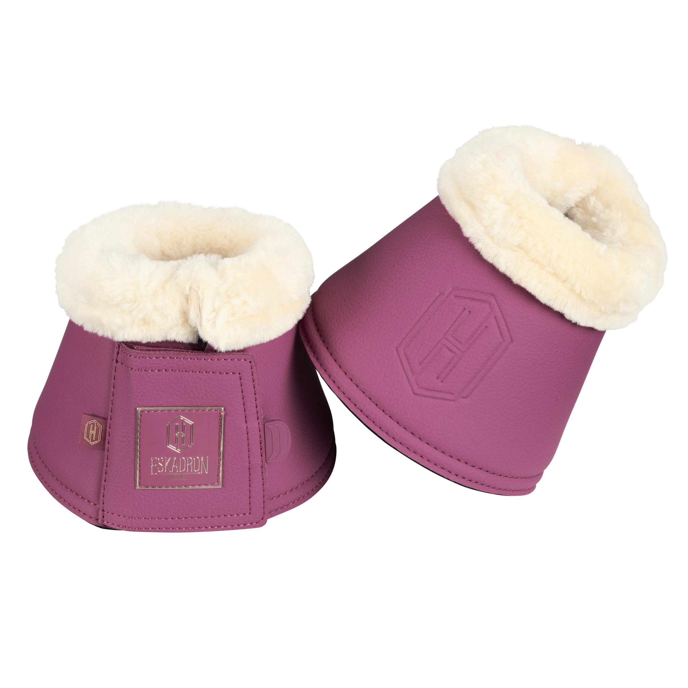 Eskadron Heritage wildberry faux leather faux fur overreach boots