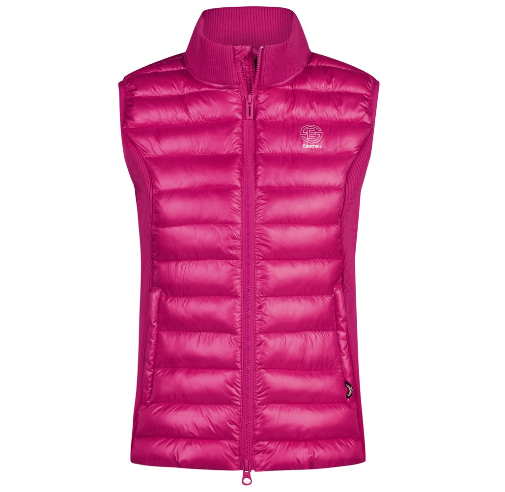 Eskadron Dynamic hybrid gilet in Lipstick