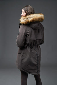 Catago Amy waterproof Ladies Parka Jacket - After Dark