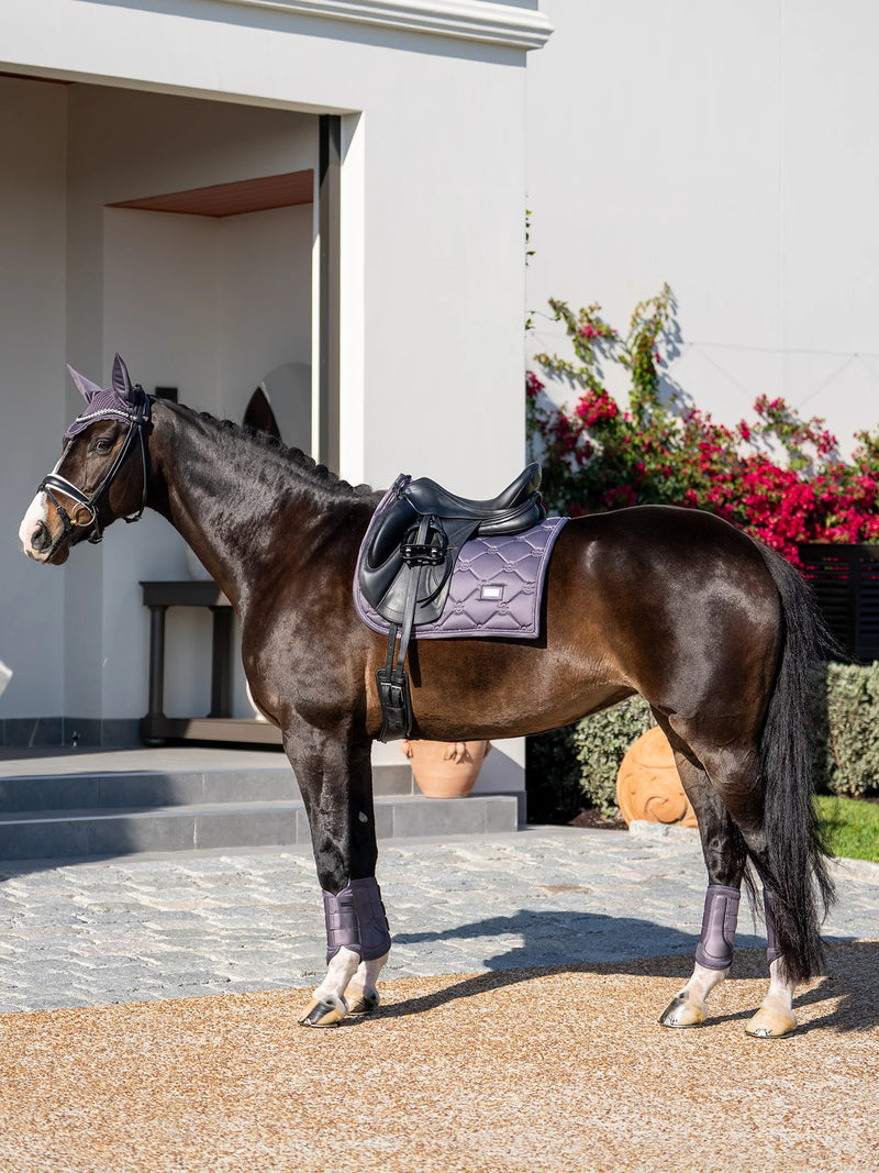 Equestrian Stockholm dark violet dressage saddlepad