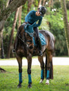 Equestrian Stockholm Teal blue dressage saddlepad