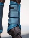Equestrian Stockholm teal blue mesh boots