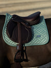 Equestrian Stockholm modern mint Jump saddlepad