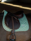 Equestrian Stockholm modern mint Jump saddlepad