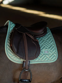 Equestrian Stockholm modern mint Jump saddlepad