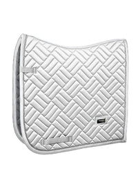 Equestrian Stockholm White perfection modern Dressage saddlepad