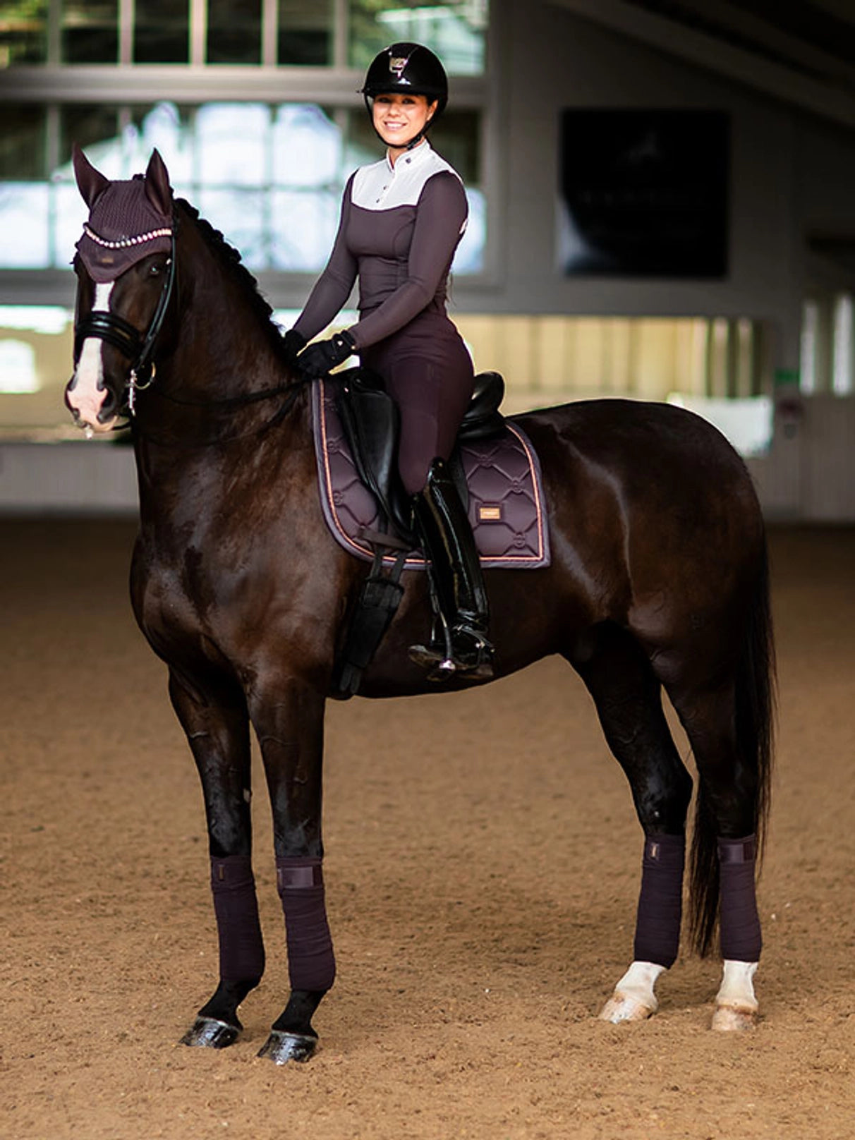 Equestrian Stockholm Moonless night dressage saddlepad
