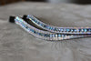 Equiture Swarovski Tiffany Pegasus megabling curve browband