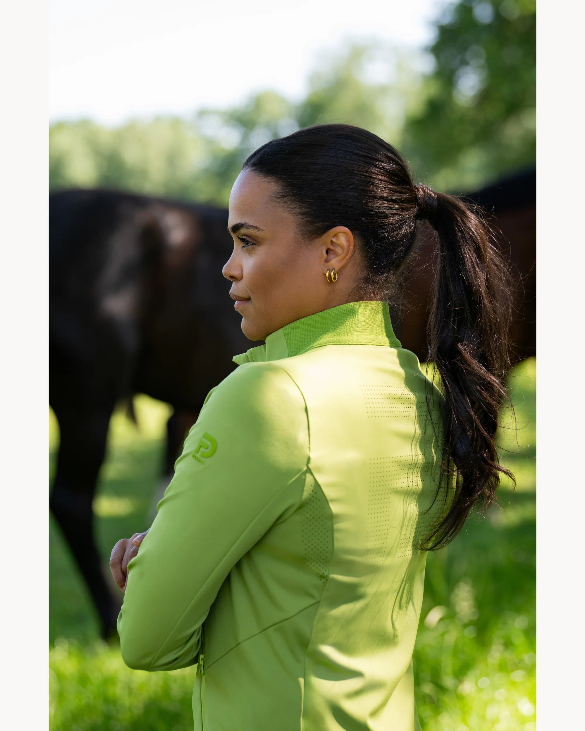 Pikeur Sports leaf green leisure jacket