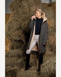 Pikeur waterproof Raincoat coat in dark olive