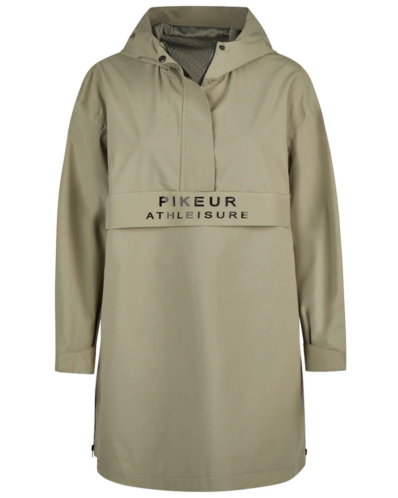 Pikeur Athleisure ladies poncho coat in moss green