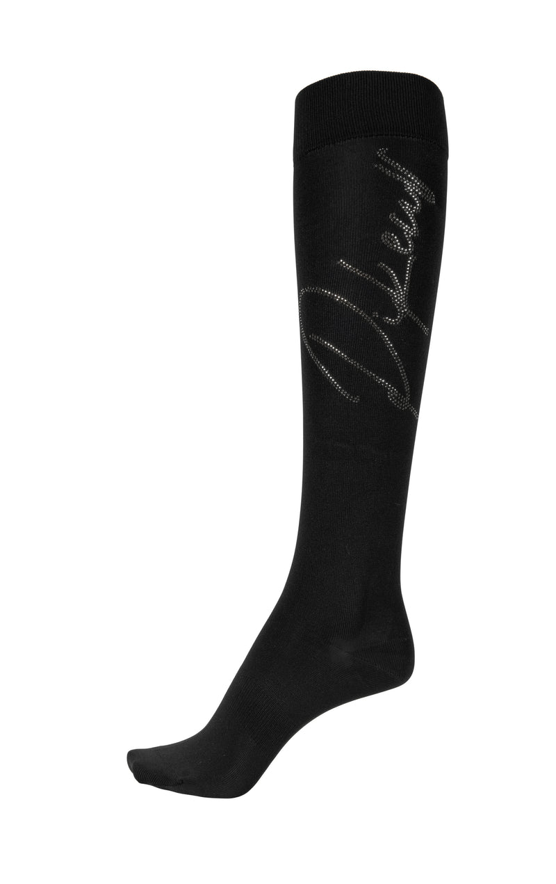 Pikeur Black crystal socks