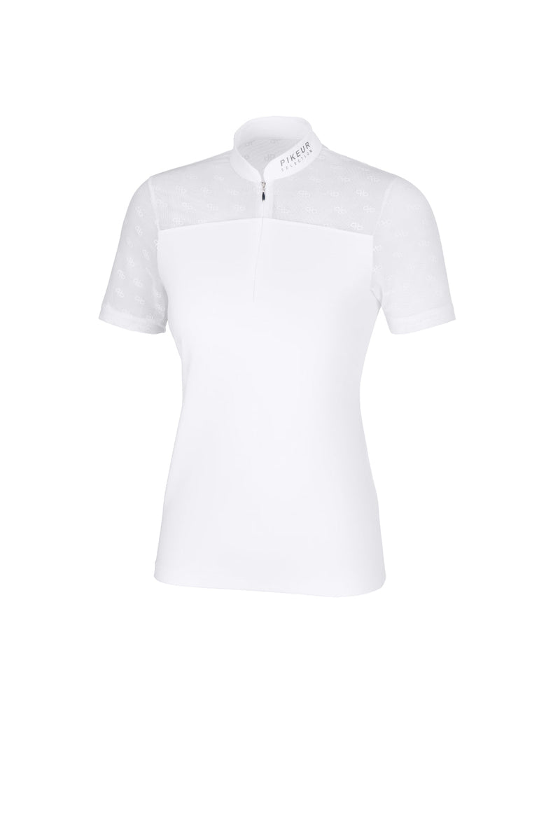 Pikeur white zip show shirt